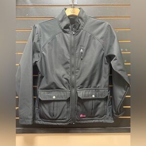 Berne Lima Zero Eight Softshell Jacket Women’s L Black Water Wind Resistant